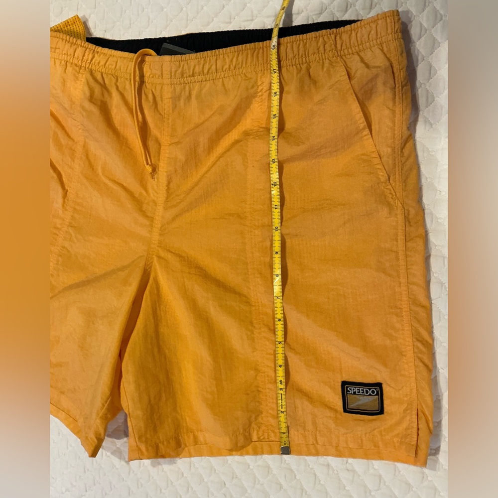 Speedo Men’s Yellow Orange Swim Trunks Board Shorts XL-XXL - Picture 10 of 11